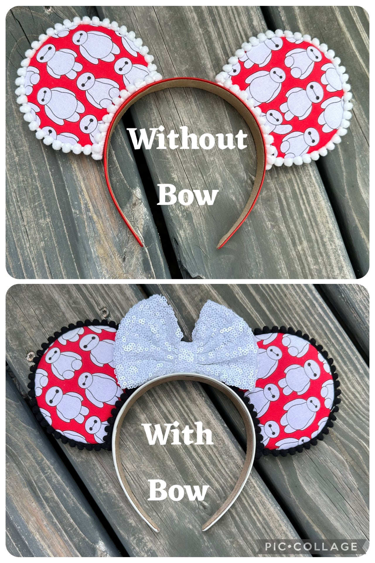 Black & Red Mickey Ears